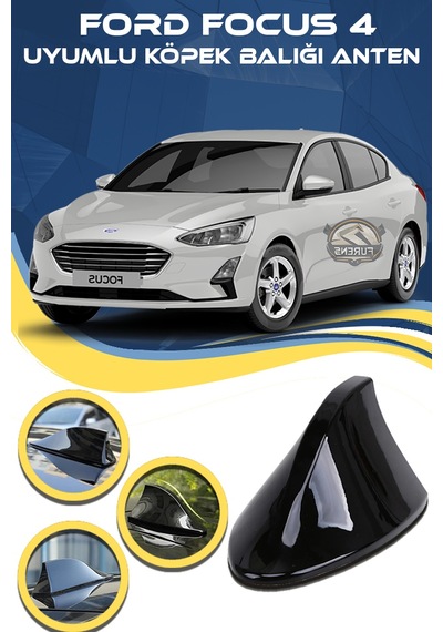 Ford Focus 4 Uyumlu Oto Balık Sırtı Anten Elektrikli Köpekbalığı Balina Tavan Anten