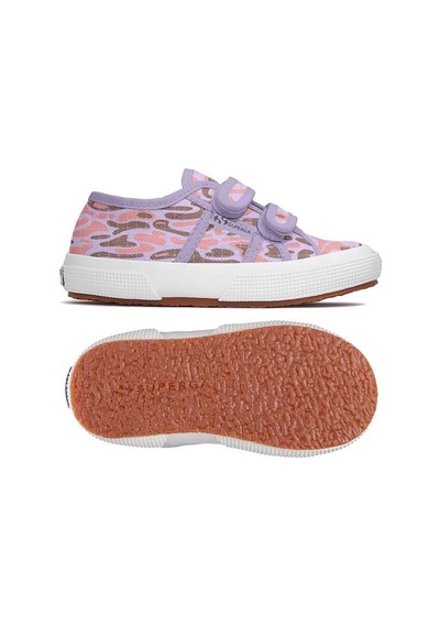 Superga 2750 Kids Straps Ripstop Camouflage Çocuk Unisex Mor Bileksiz Sneaker Mor-431