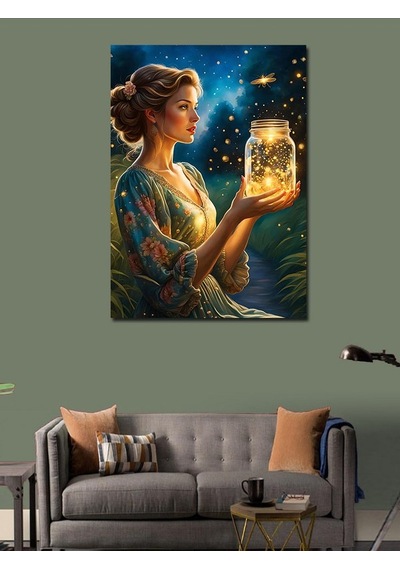 Kanvas Tablo Ateş Böcekleri 70cmx100cm