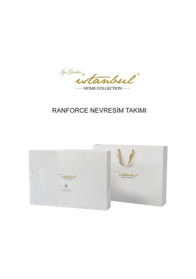 İyi Geceler İstanbul Milas Sarı Çift Kişilik %100 Pamuk Nevresim Takımı