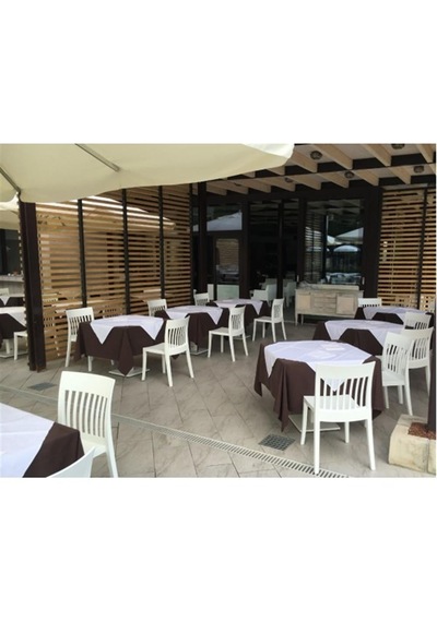 Papatya Eden-s 4 Adet Sandalye Bahçe Mutfak Restoran Kafe Beyaz