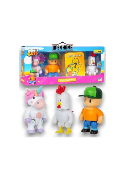 Stumble Guys 4'lü Aksiyon Figür Set - Ms Stumble He