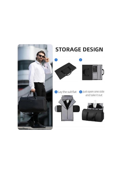 Mark Ryden Gentleman 50 Litre Çok Amaçlı Valiz Spor Çantası Mr8920 00 Siyah