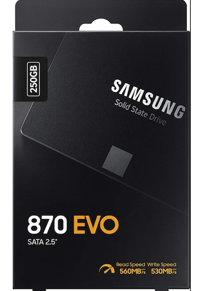 Samsung 870 EVO MZ-77E250BW 2.5" 250 GB SATA 3 SSD