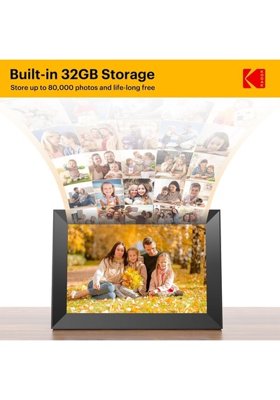 Tr Dijital Resim Çerçevesi, Wi-fi 10,1 İnç, Hd Ips Dokunmatik Ekran, Elektronik Resim Çerçevesi, 32 Gb Bellek, Otom Diğer