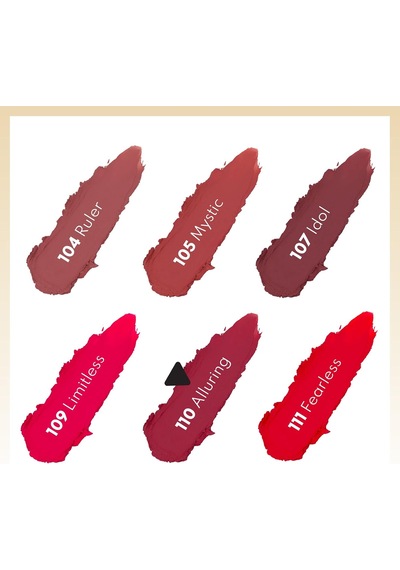 Cosmetics Iconic Matte Lipstick 110 Alluring Kalıcı Mat Ruj, Kırmızı Çok Renkli