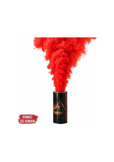 Kırmızı Renk Sis Bombası Kırmızı Duman 1 Adet Diğer