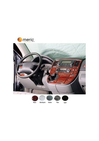 Meriç® Vw T5 Multivan Ön Torpido Kaplama 22 Parça 2003-2009 (530157692)