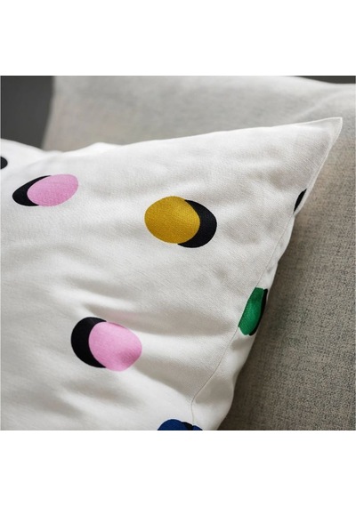 Ikea Rundkrassıng Yastık Kılıfı 50 X 50 Cm Beyaz