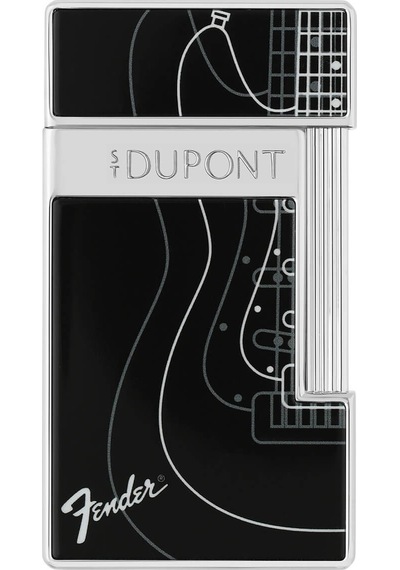 S.t. Dupont Slimmy Fender Siyah Çakmak 028025