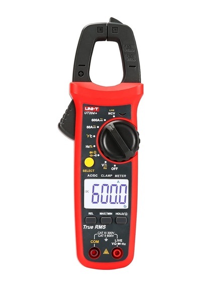 Unı-t Ut204 + Dijital Sıkıştırma Ölçer Sıcaklık Alternatif Akım Doğru Akım Gerilim Direnç Test Cihazı Multimetre