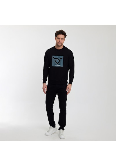 Twobull OSLO Erkek  Siyah Sweatshirt