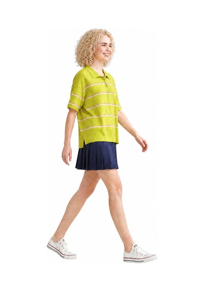 Maison Velora Kadın Yeşil Wardrobe Essentials Yazlık İplik Çizgili Polo Yaka Triko Bluz Yeşil 885107402 Yeşil Maison Velora Kadın Yeşil Wardrobe Essentials Yazlık İplik Çizgili Polo Yaka Triko Bluz Yeşil 885107402 Yeşil