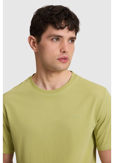 U.S. Polo Assn. U.s. Polo Assn. Erkek Çağla Tişört Basic 50327022-vr016 Cagla