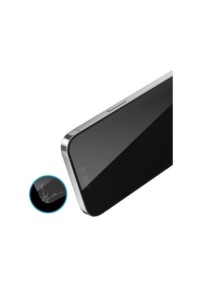 Apple Uyumlu   iPhone 17 Pro Max Premium Darbe Emici Anti Statik Cam Ekran Koruyucu
