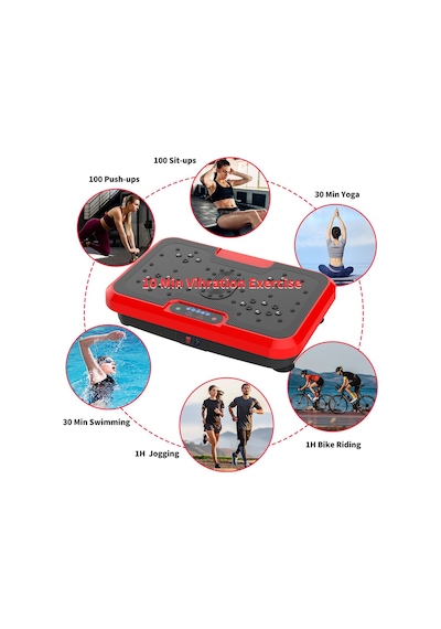 Walke Elite Plates Egzersiz Ve Titreşimli Basen Karın Kol Bacak Spor Aleti WXA702