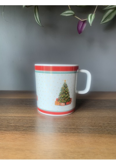 Yeni Yıl-noel Çam Ağacı Model Tekli Kupa Çok Renkli