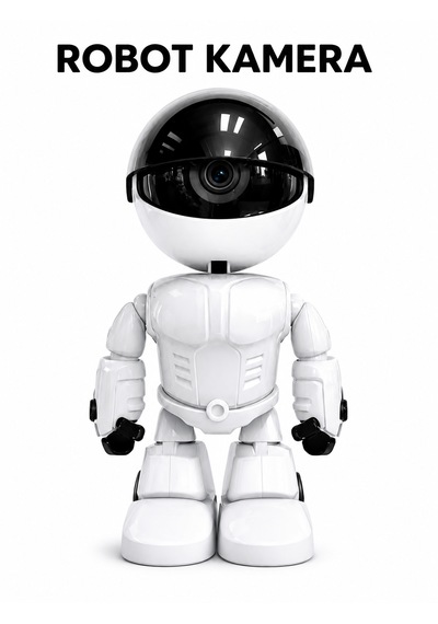 Akıllı Robot Kamera Hd Video Kayıt Hareket Algılama Gece Görüşlü Wifi Destekli Ev Ve Ofis Güvenlik Kamerası