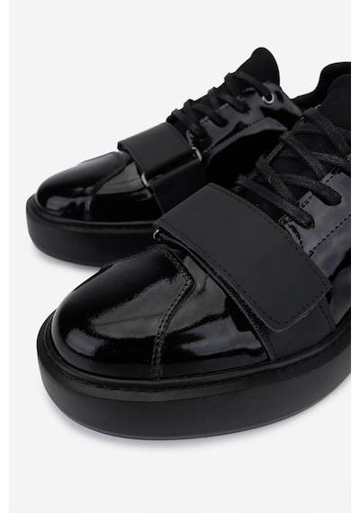Valmenti Erkek Hakiki Deri Siyah Rugan Sneakers & Spor Ayakkabı 352 23106 Erk Ayk Sk25-26 Sıyah Rgn Siyah
