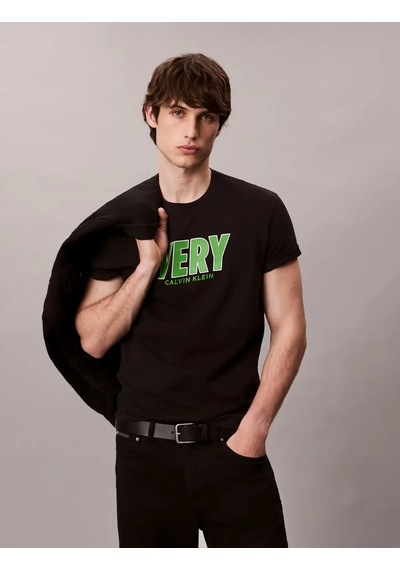 Calvin Klein Ss 20s Sn Very Graph Siyah Erkek Tişört