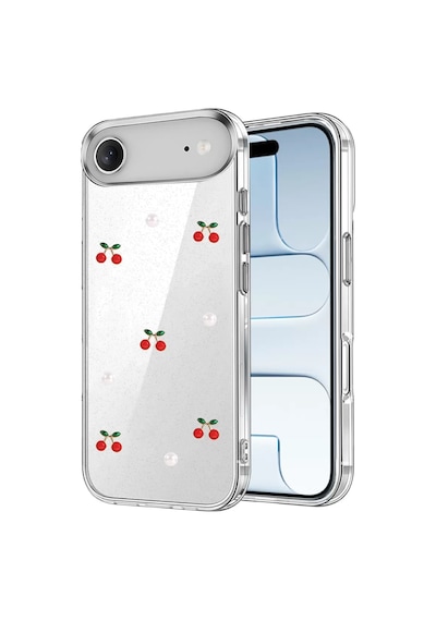 Newface Apple İphone 17 Air Fiyonk Desenli Kapak - Desen 9 Şeffaf