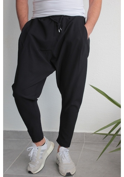 Baykim Sports Wears Unisex Siyah Rahat Şalvar