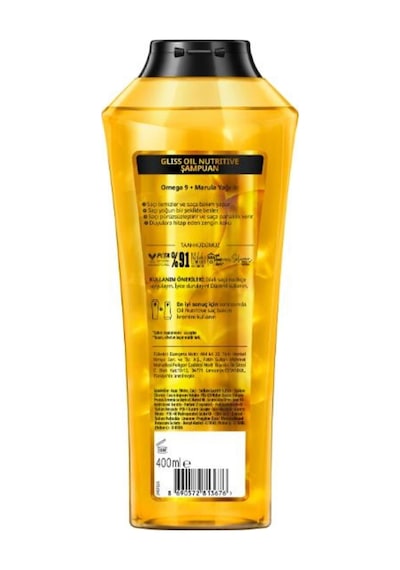 Oil Nutritive Şampuan 400ml X 6'lı Set
