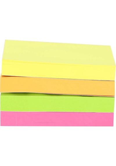 Deli Sticky Notes Pad Notes 4 Renk 100 Lü A03202