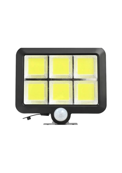 Güneş Enerjili 2'li Cob Led Projektör Lamba Seti Solar Hareket Sensörlü Dış Mekan Aydınlatma