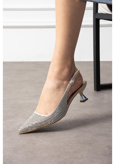 Shoetek Shoete Molivya Kadın Topuklu Ayakkabı Arkadan Bantlı Çizgi Full Gümüş Taşlı Bej Saten Bej Shoetek Shoete Molivya Kadın Topuklu Ayakkabı Arkadan Bantlı Çizgi Full Gümüş Taşlı Bej Saten Bej