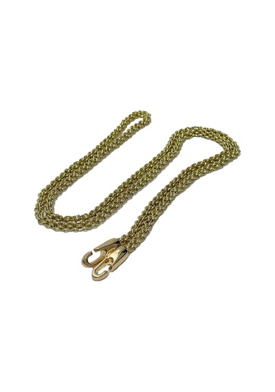 Çift Halkalı Çanta Askı Zinciri 120cm Light Gold