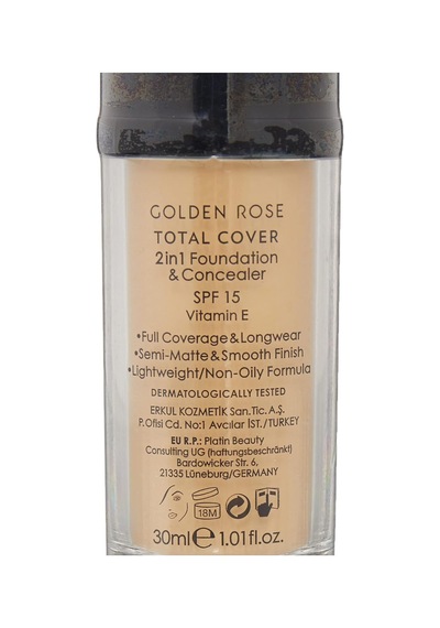 Golden Rose Cover 2 İn 1 Foundation Concealer Fondöten Ve Kapatıcı No: 023 Sku: Smg8690010511003