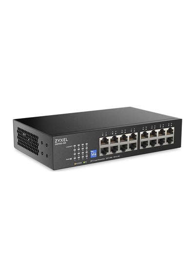 Zyxel Ağ Anahtarı 16 Bağlantı Noktası Yönetilmeyen Gigabit Gs1100-16s