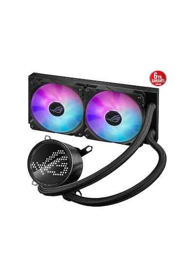 ASUS ROG RYUO III 240 ARGB ANIME MATRIX LED EKRAN ADRESLENEBİLİR RGB FAN ROG ARGB CPU SOĞUTUCUSU