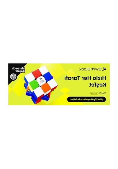 Swift Block 355s 3x3 Rubik Küp Zeka Küpü 48 Mıknatıslı Etiketsiz Tr Resmi Satıcısı Gan Üretimidir