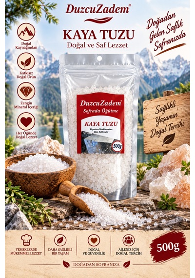 Kaya Tuzu 500 Gr Tane Doypack