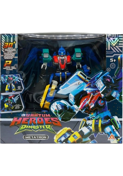 Quantum Heroes Dinoster Dönüşebilen Robot Metatron
