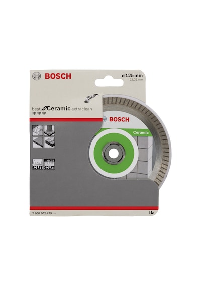 Bosch Best For Ceramic Extraclean Turbo 125 mm Elmas Kesici Disk - 2608602479