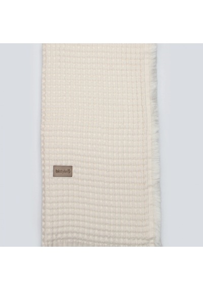 Bistyle Style Baby Pike Battaniye 110x110 70149 Ekru Ekru
