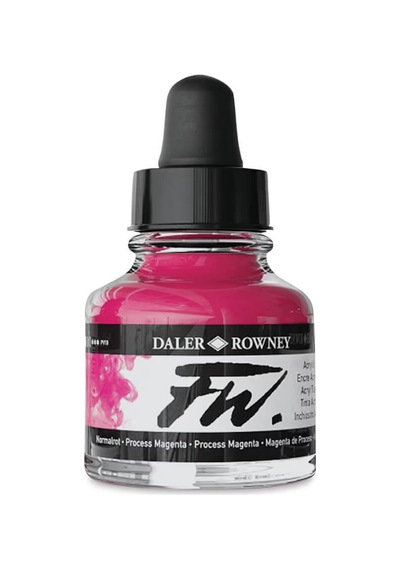 Daler Rowney Fw Ink Akrilik Mürekkep 29.5 Ml Process Magenta 412 Diğer