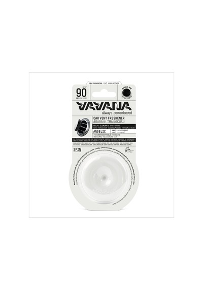 Vavana Spin Araba Klima Kokusu - Vanilya Paçuli Aromalı Oto Kokusu / Bpa &amp Sıvı İçermez / 90 Gün Etkili Araç