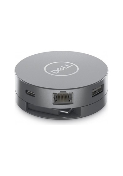 Dell Da305, 470-afkl, 6sı 1 Arada, Type-c To Hdmı, Dp, 2xusb 3.2, Usb-c Type-c , Gigabit Lan Rj45 Çevirici Adaptör