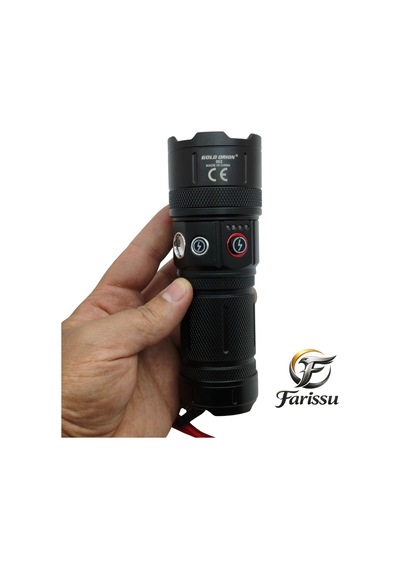 Gold Orion R53 Profesyonel 100w 3000 Lümen Zoomlu Şarjlı El Feneri Siyah