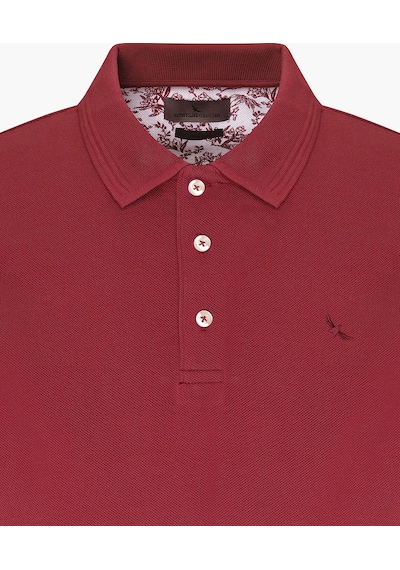 Ac&Co / Altınyıldız Classics Erkek Bordo Slim Fit Dar Kesim Polo Yaka %100 Pamuk Kısa Kollu Tişört Bordo