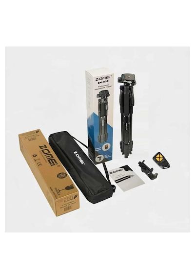 Zm-1100 Profesyonel Telefon/kamera Tripodu-360 Dönebilen Telefon Tutucu Ve Bluetooth Kumanda 178cm Maksimum Yükseklik
