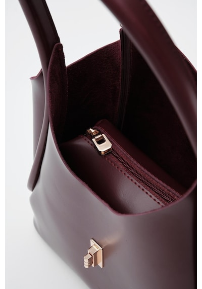 Shule Bags Cindy El Ve Çapraz Çanta Bordo Bordo