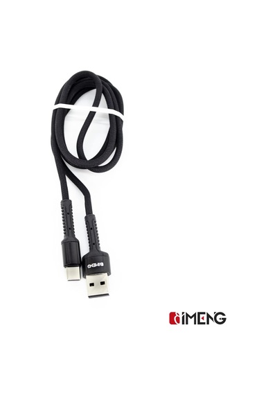 3a Usba To Type-c Pro Braided Örgülü Data Ve Hızlı Şarj Kablosu Siyah