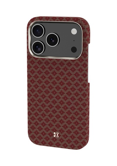 Apple Uyumlu iPhone 17 Pro Max Kılıf M-safe Şarj Özellikli Armorair Armorgrid Serisi Kevlar Turuncu Turuncu