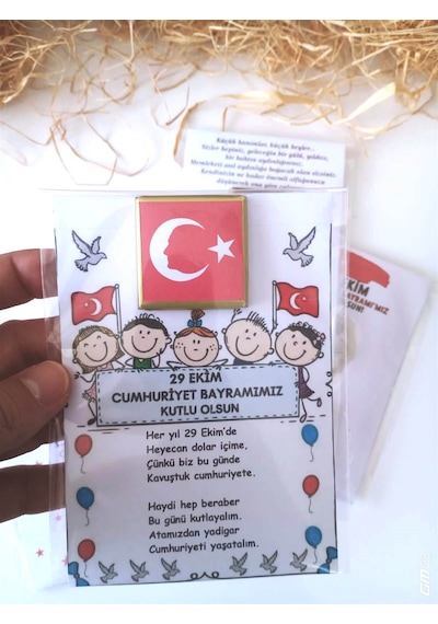 Farklı Market 29 Ekim Cumhuriyet Bayramı Çikolatası Hediyesi 20 Adet