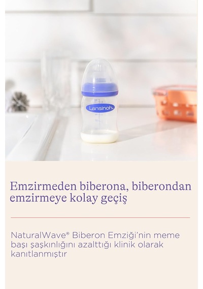 Tr Natural Wave 160 Ml Cam Biberon, Şeffaf
